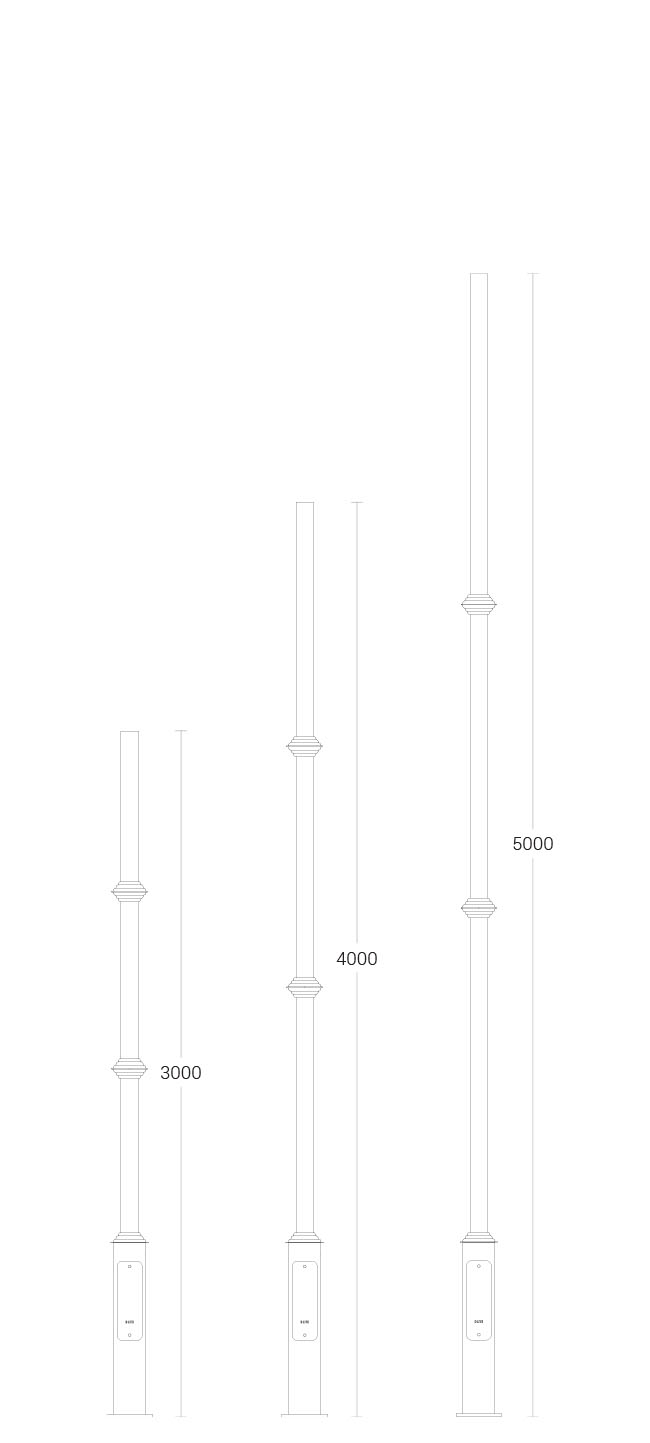 Chinar - dimensional drawing