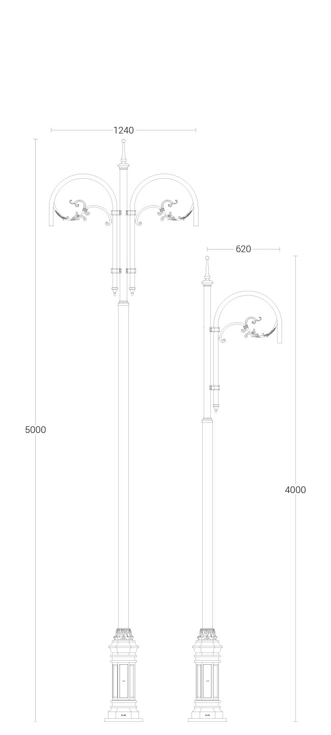 Pelican Mini Aspen Causeway Midi - dimensional drawing