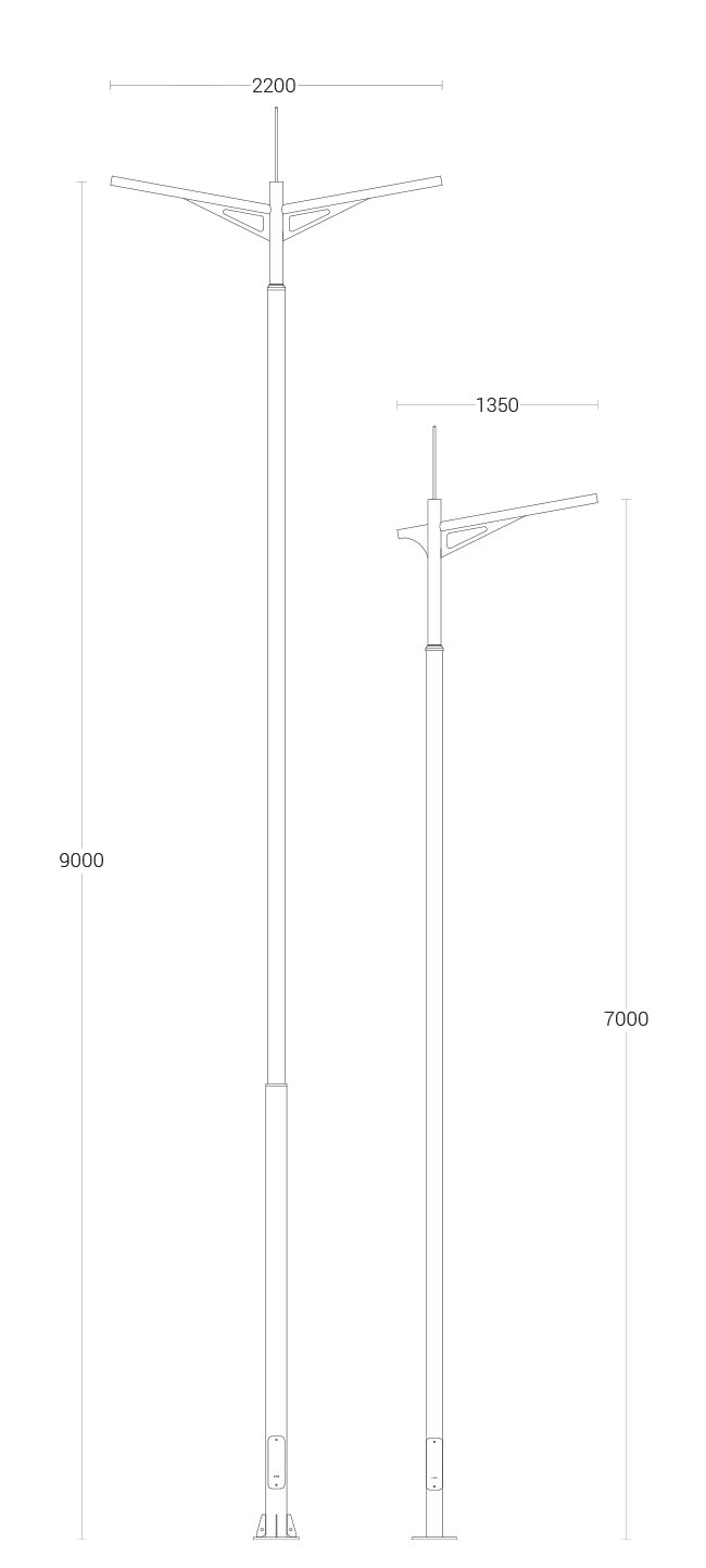 Javelin - dimensional drawing