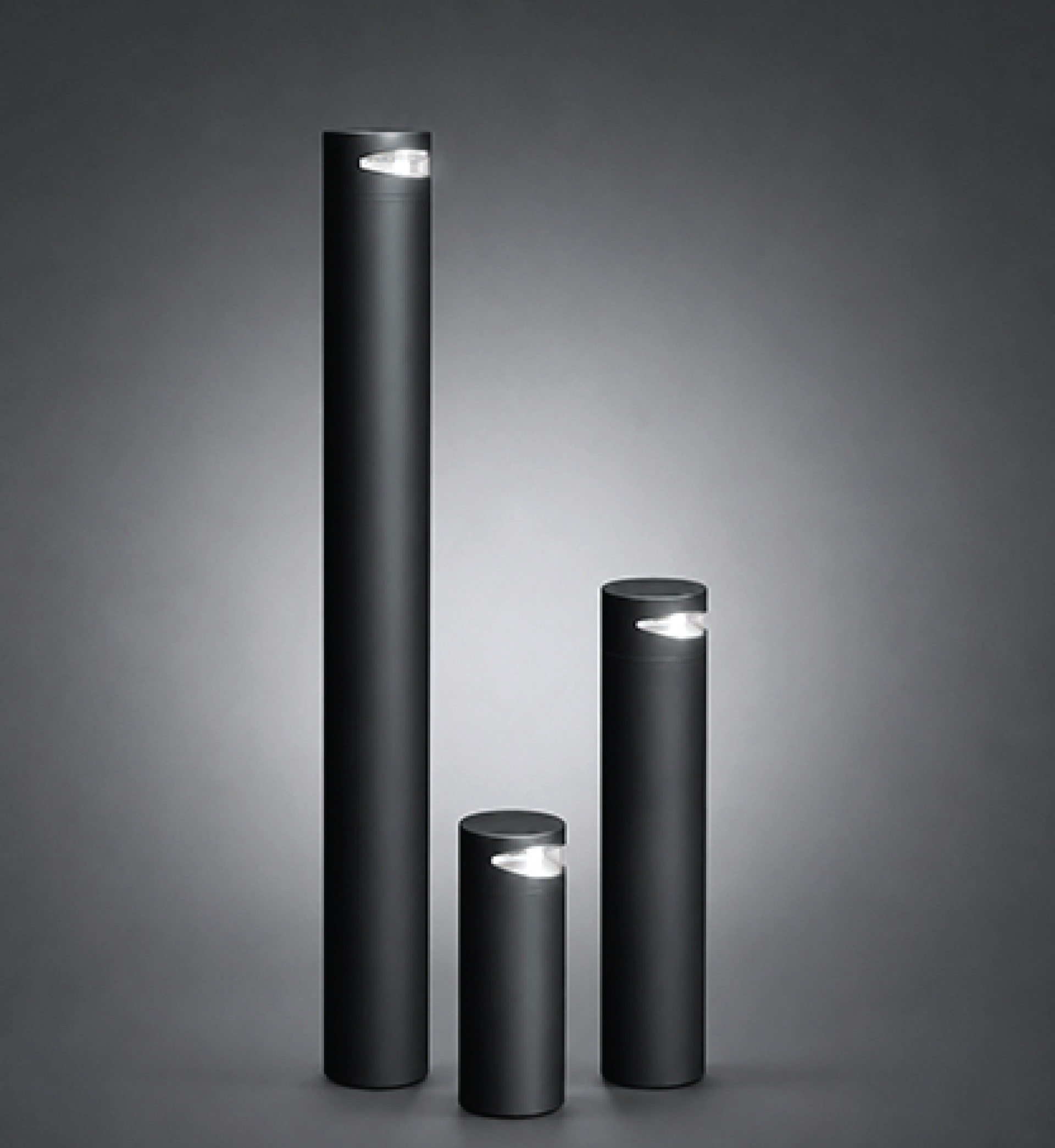 Sleek Ajna Slice Bollard - 3D view