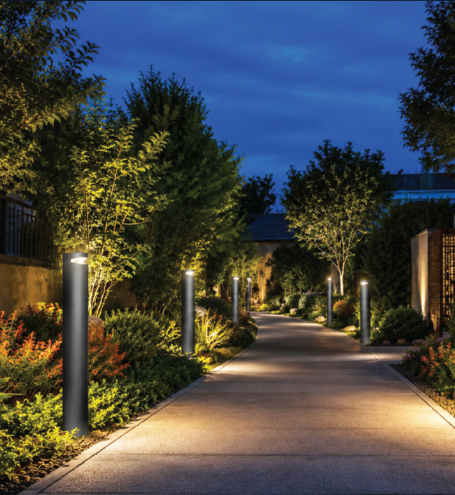 Sleek Ajna Slice Bollard - alternate view