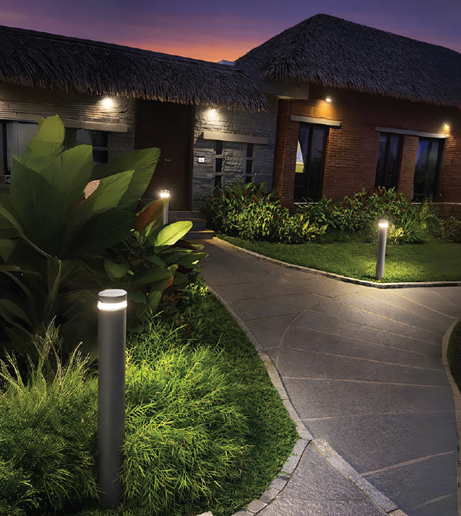 Sleek Ajna Bollard - alternate view
