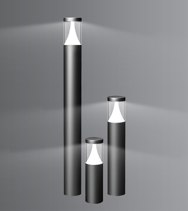Sleek Vera Bollard - 3D view