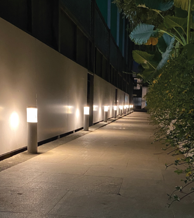 Sleek Bollard - Flat Top - alternate view