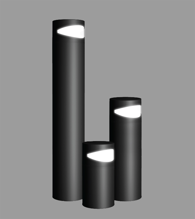 Ajna Slice Bollard - 3D view