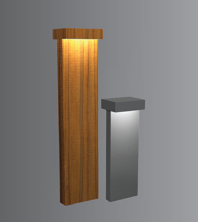 Duo Jado Bollard - 3D view