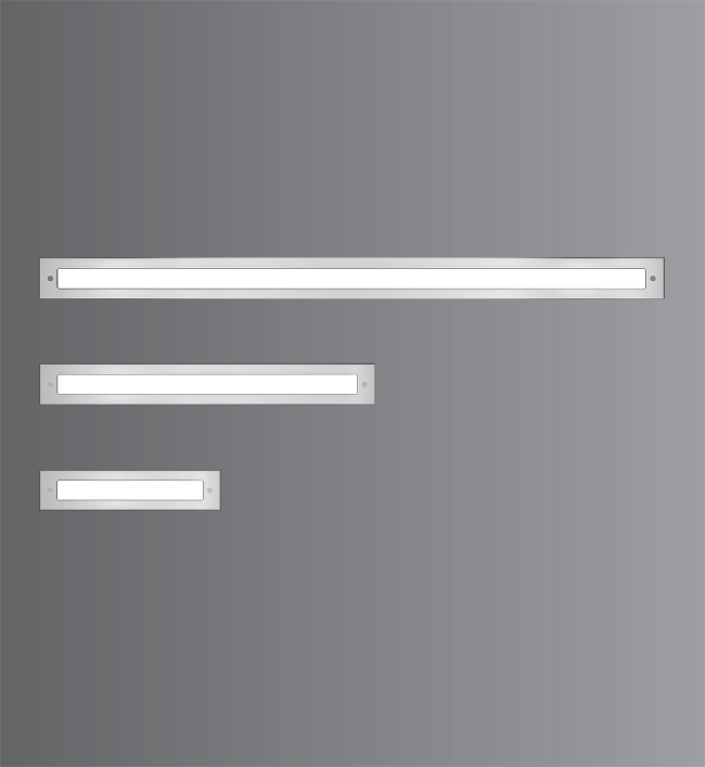 Linear In-Ground Luminaires - Wall Grazer - 3D view