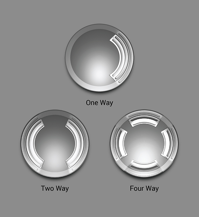 In-Ground Luminaire - 1/2/4 Way - 3D view