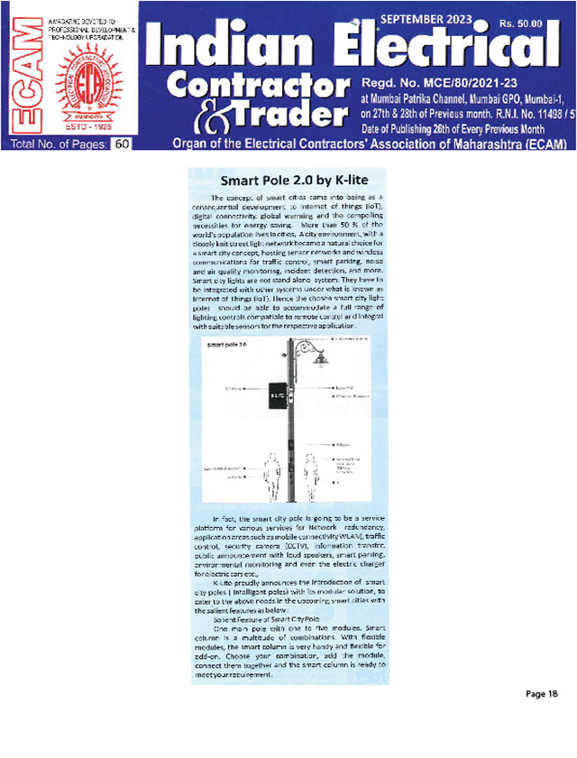 Indian Electrical Contractor & Trader - Sep 2023
