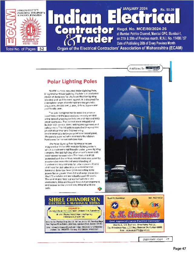 Indian Electrical Contractor & Trader - Jan 2024