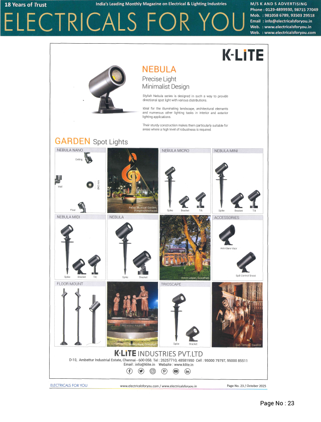 Electricals For You - October- 2025