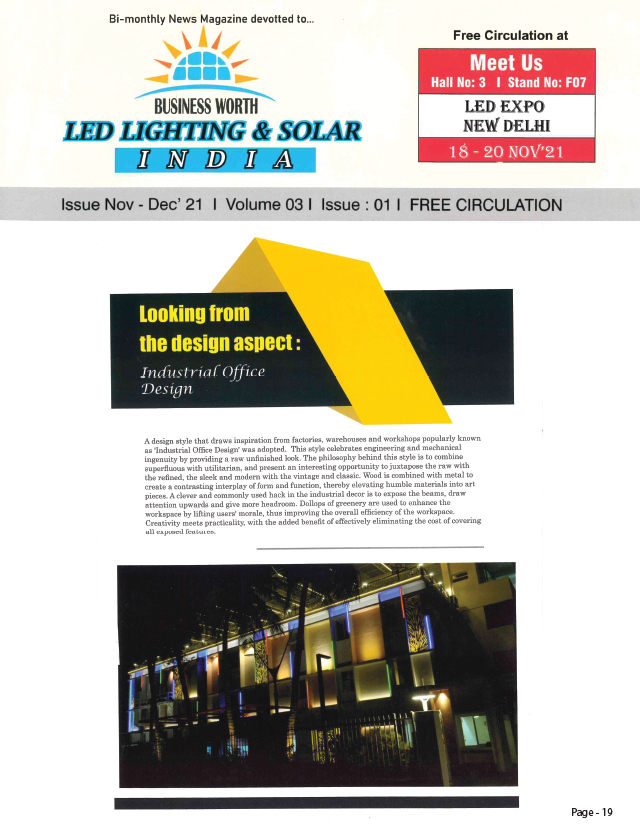 LED Lighting & Solar - Nov-Dec 2021
