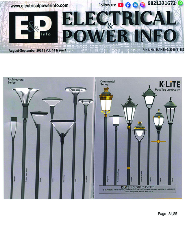Electrical & Power Info - August - September - 2024	