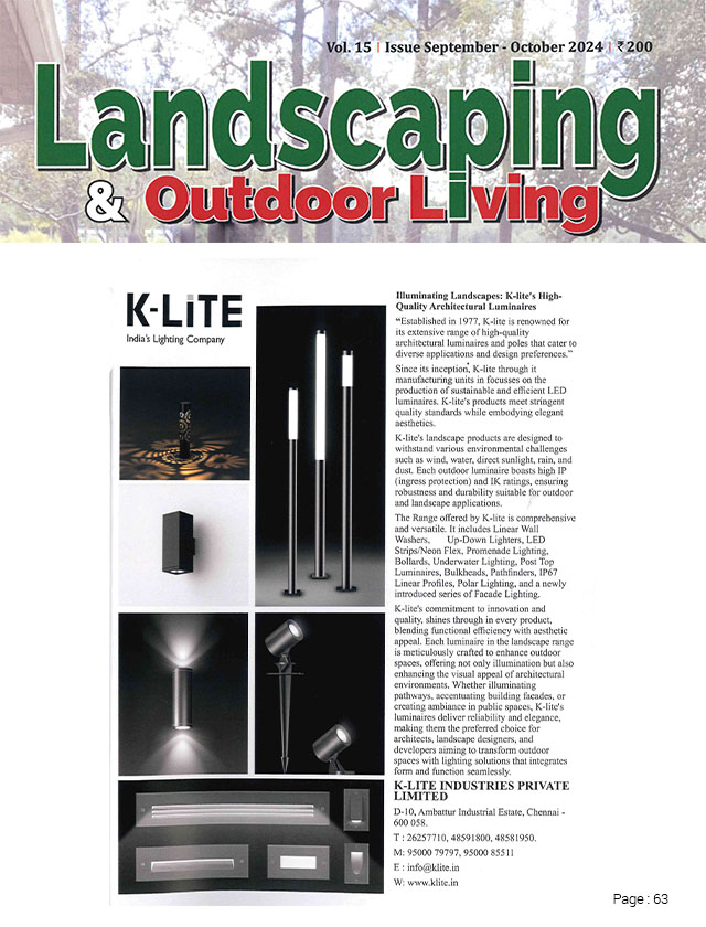 Landscaping & Outdoor Living  - September - October -  2024