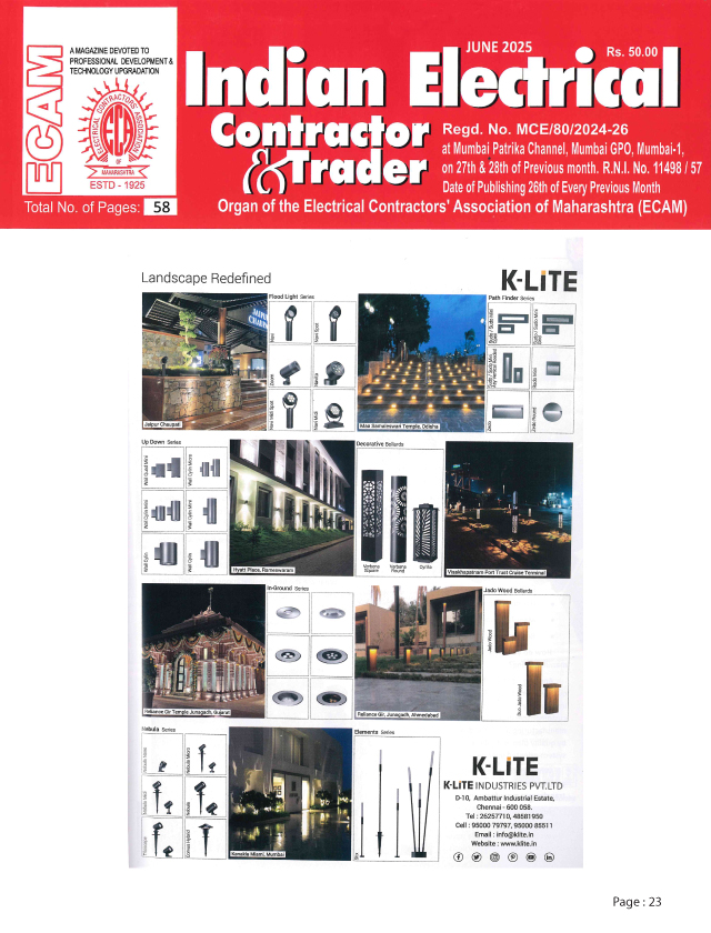Indian Electrical Contractor & Trader - June - 2025	