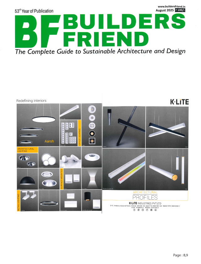Builders Friend -  August - 2025 