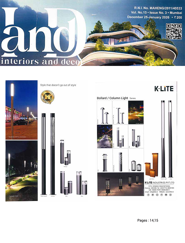 	land interiors and decor - December - January - 2026 