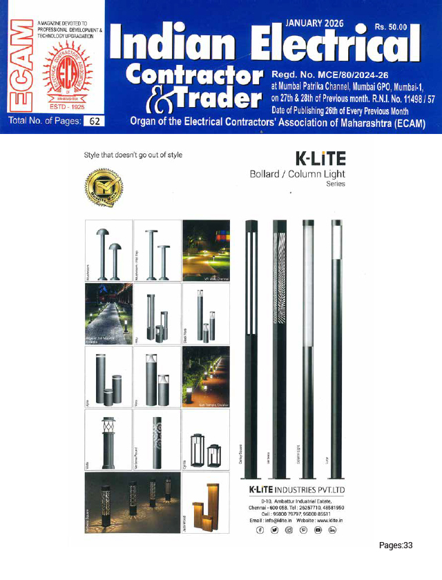Indian Electrical Contractor & Trader - January - 2026