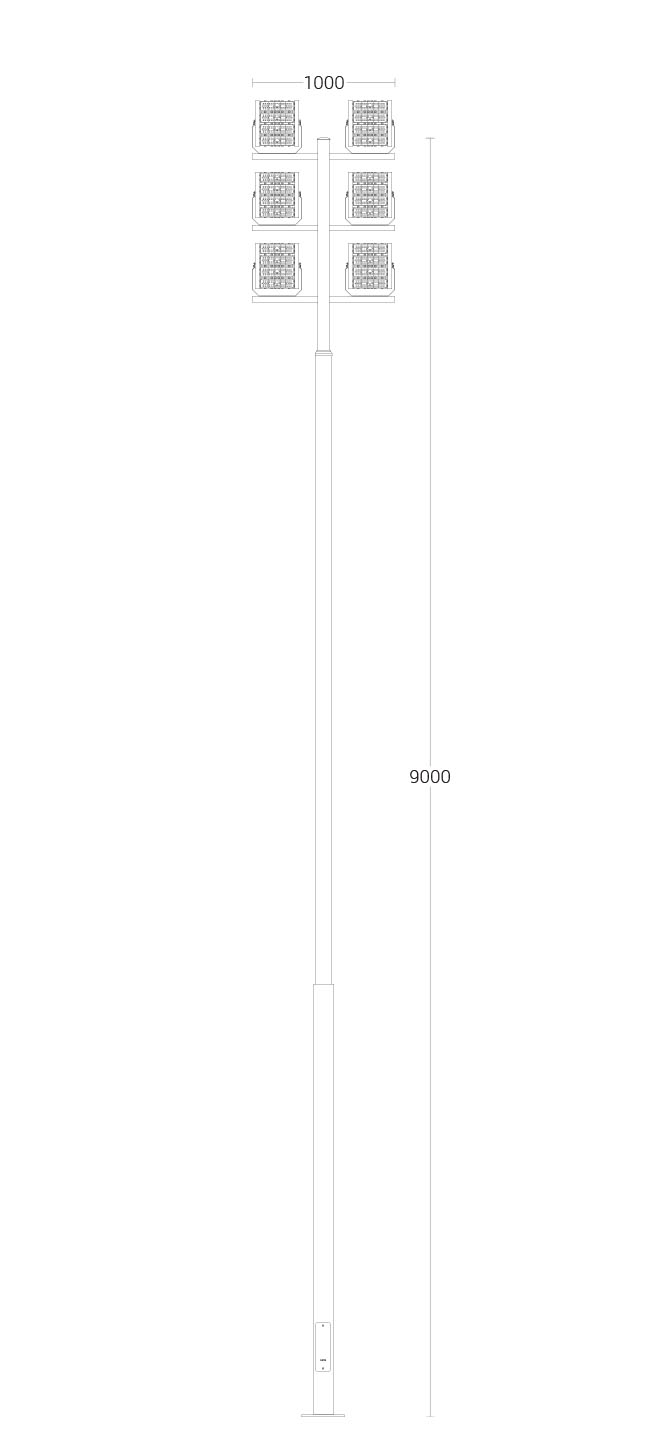 Bucida Lighting Pole