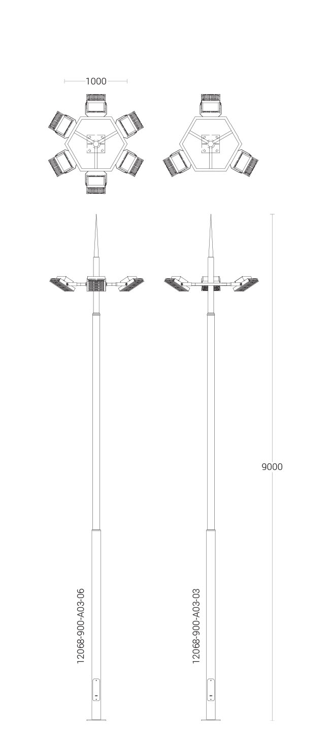 Hexa Mast
